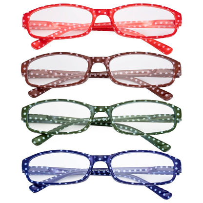 Small Lens Colorful Reading Glasses for Women R908PB